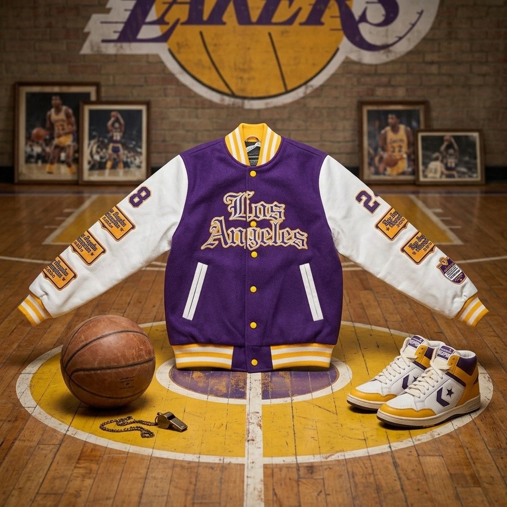 Headgear Classics Kobe Bryant 8 24 Los Angeles Varsity Wool Jacket Youth Size S